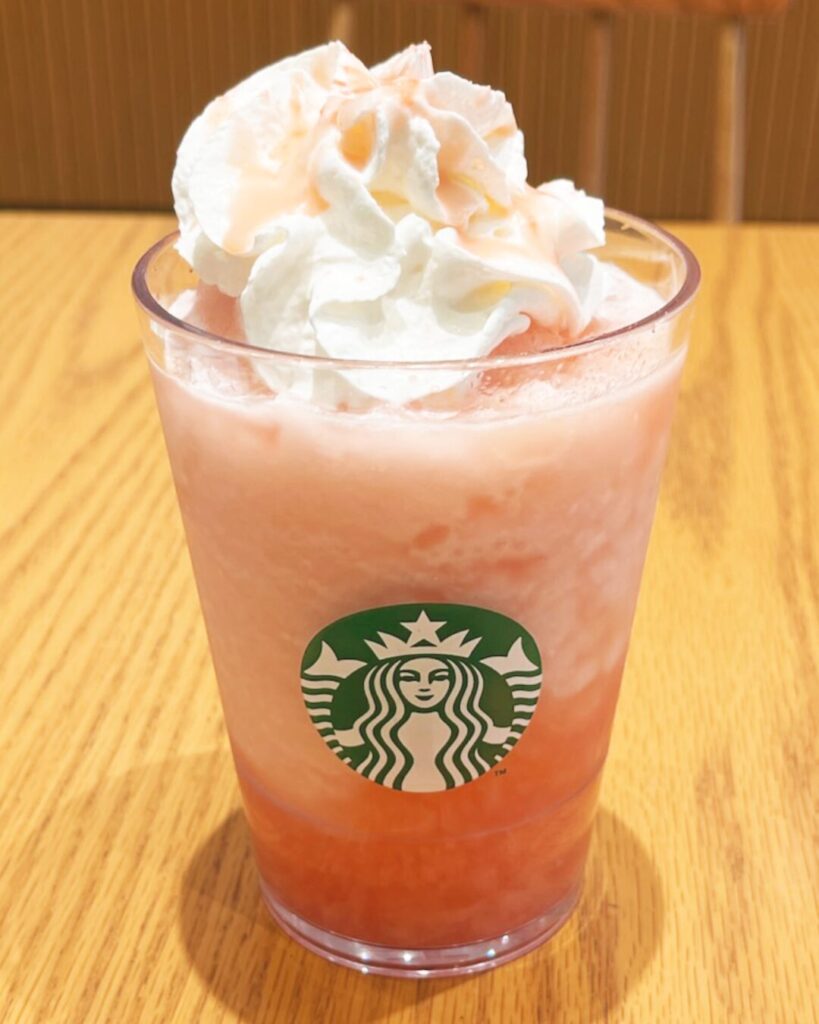 ヘブンリー ピーチ フラペチーノ